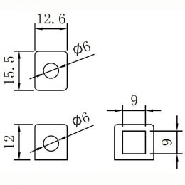 12V 12Ah YS12-14-BS terminals