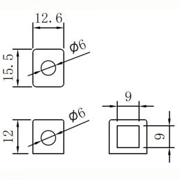 12V 14Ah YS12-14L-BS terminals