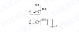 Baterie moto Yucell cu GEL 12V 5Ah, YG5L-BS, borne