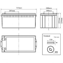 FCG12-200 dimensions