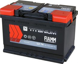 12V 74Ah 640A - FIAMM Titanium Black right