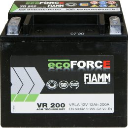 12V 12Ah 200A START STOP FIAMM ECOFORCE_AGM VR200 1