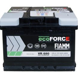 12V 60Ah 680A START STOP FIAMM ECOFORCE_AGM VR680 1