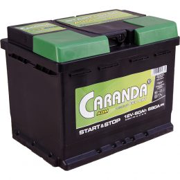 12V 60Ah 680A CARANDA START STOP AGM 3